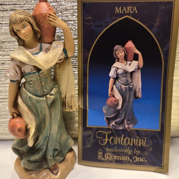 Fontanini "Mara" Nativity figure from the 5' Heirloom Collection with original b - Picture 6 of 12